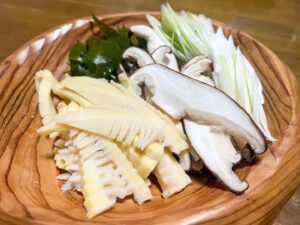 筍姫のしゃぶしゃぶ with鳴門ワカメ＆しいたけ