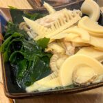 ホタテと手羽中の出汁たっぷりな若竹煮