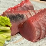 カツオのお刺身で元気もりもり